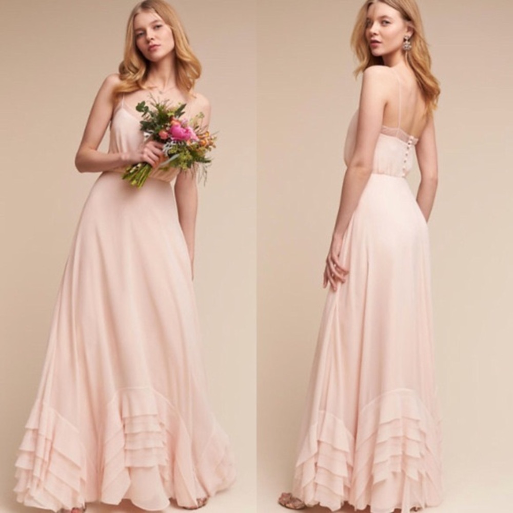 BHLDN Watters Dove dress